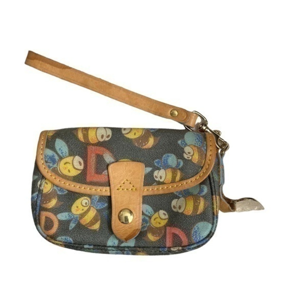 Dooney and Bourke rare bumble bee wristlet